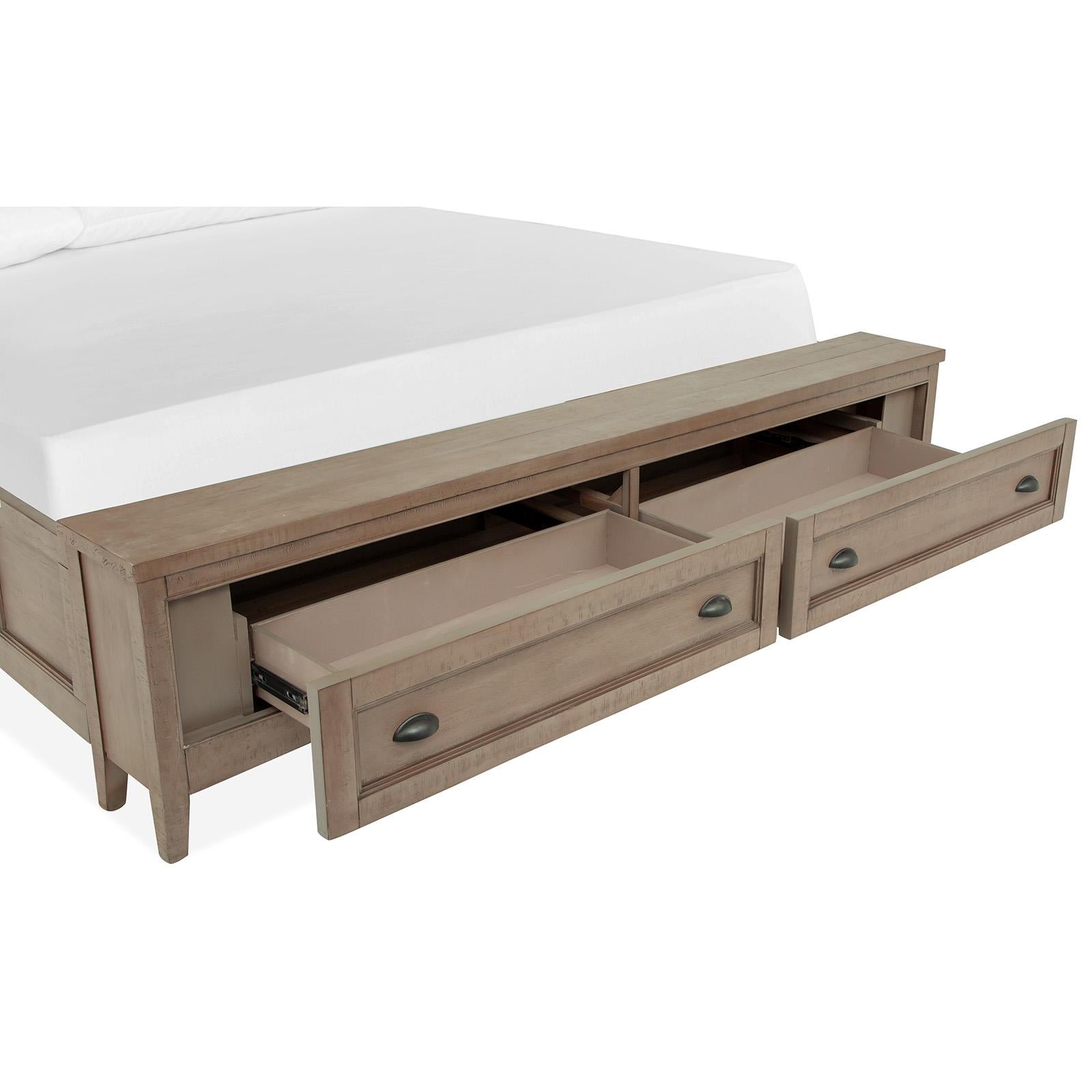  Magnussen Paxton Place B4805-69B Complete King Lamp Panel Storage Bed IMAGE 7
