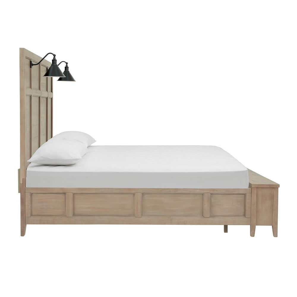  Magnussen Paxton Place B4805-59B Complete Queen Lamp Panel Storage Bed IMAGE 4
