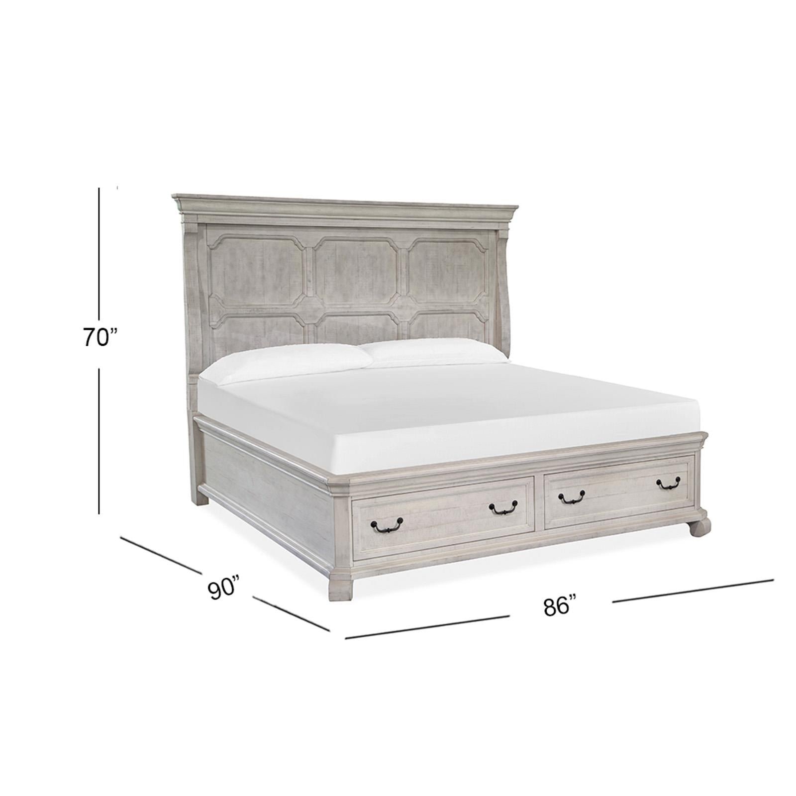  Magnussen Bronwyn B4436-64B Complete King Panel Storage Bed IMAGE 3