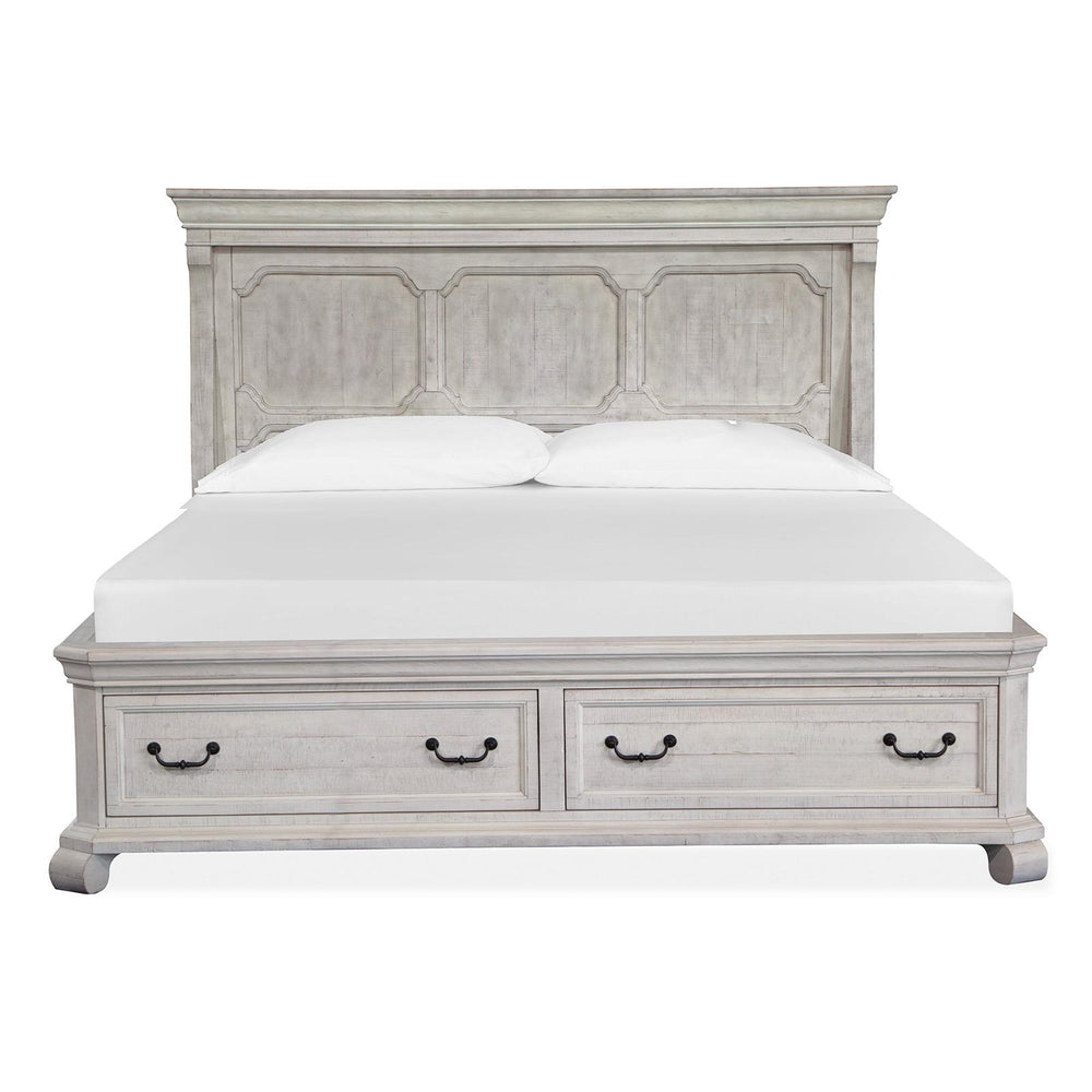  Magnussen Bronwyn B4436-54B Complete Queen Panel Storage Bed IMAGE 2