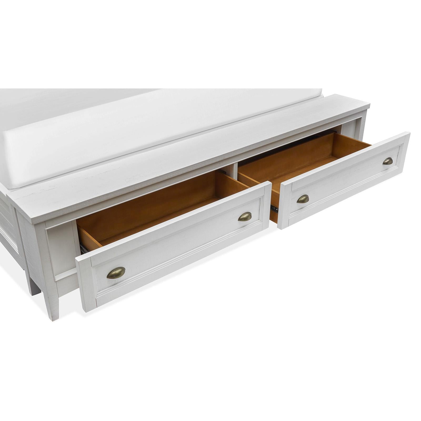  Magnussen Heron Cove B4400-69B Complete King Lamp Panel Storage Bed IMAGE 5