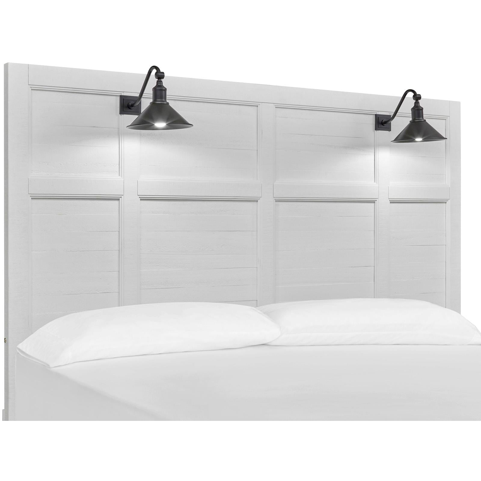  Magnussen Heron Cove B4400-69B Complete King Lamp Panel Storage Bed IMAGE 8