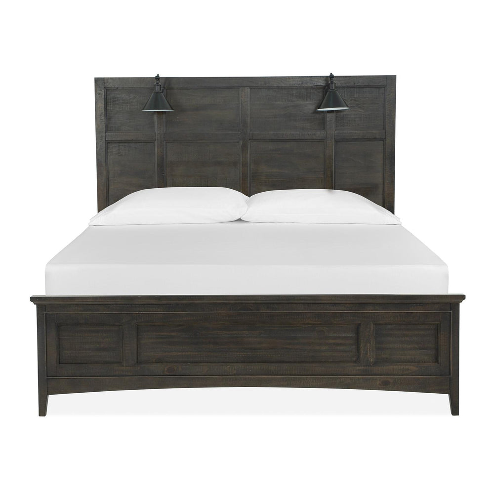  Magnussen Westley Falls B4399-79 California King Lamp Panel Bed with Regular Rails IMAGE 2