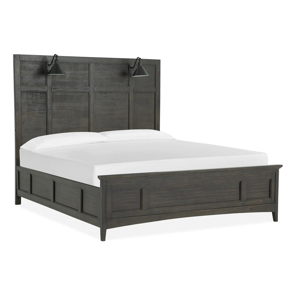  Magnussen Westley Falls B4399-69 King Lamp Panel Bed with Regular Rails IMAGE 1