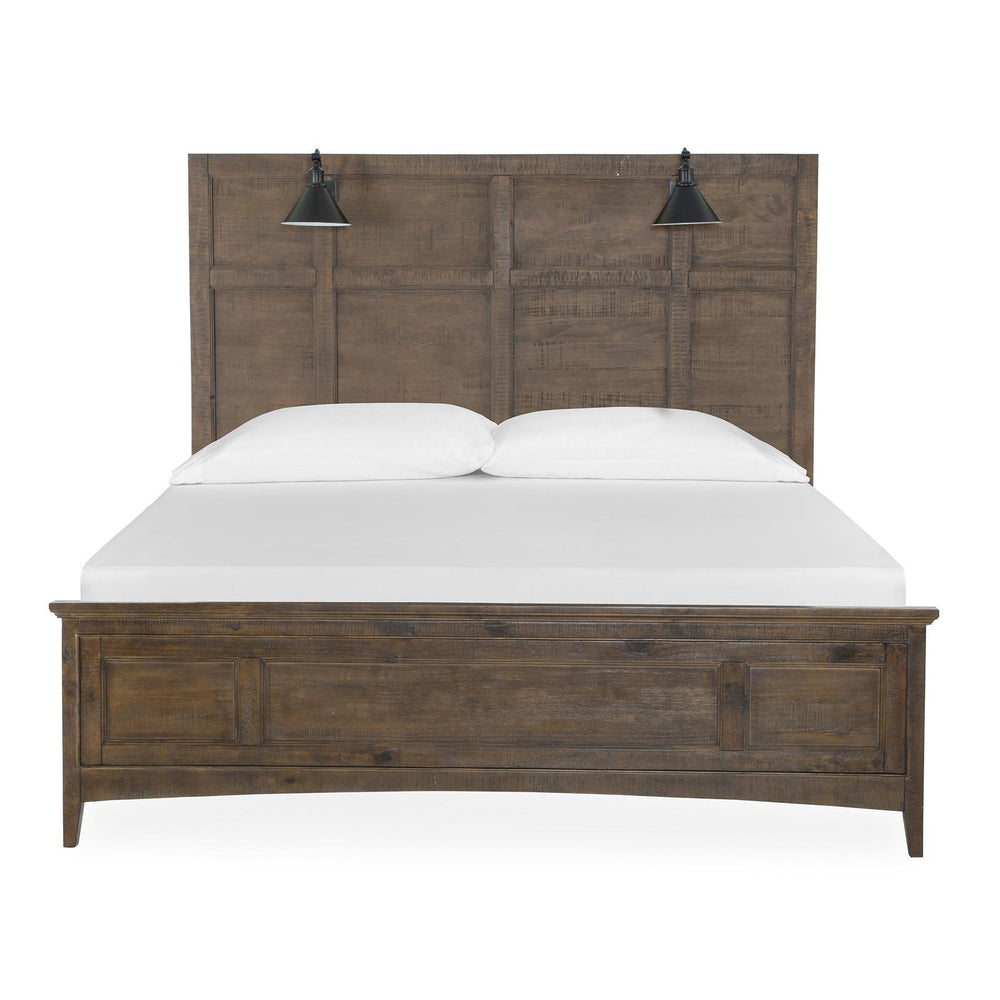  Magnussen Bay Creek B4398-79 California King Lamp Panel Bed with Regular Rails IMAGE 2