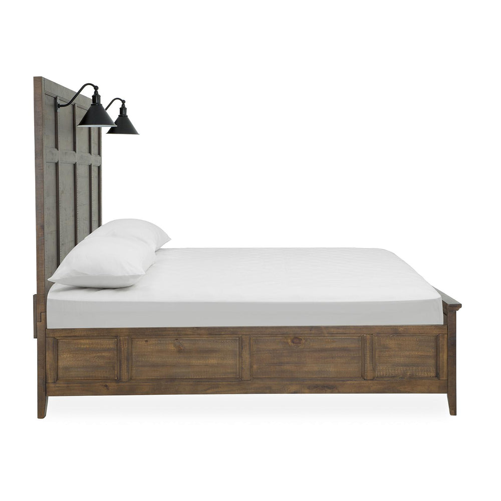  Magnussen Bay Creek B4398-79 California King Lamp Panel Bed with Regular Rails IMAGE 3