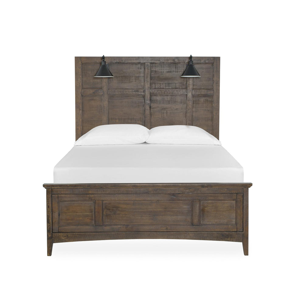  Magnussen Bay Creek B4398-59 Queen Lamp Panel Bed with Regular Rails IMAGE 2
