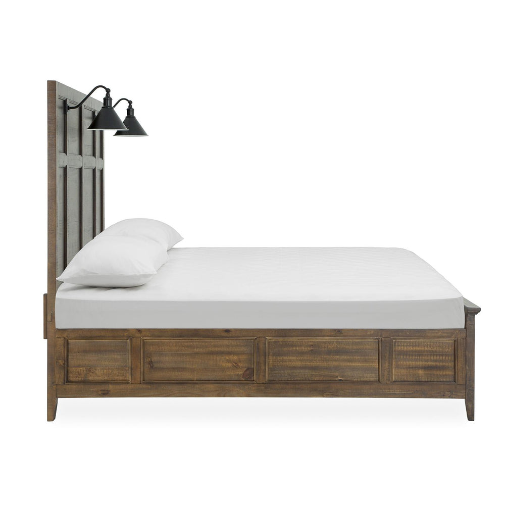  Magnussen Bay Creek B4398-59 Queen Lamp Panel Bed with Regular Rails IMAGE 3