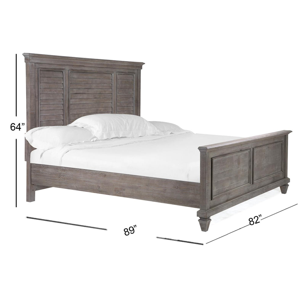  Magnussen Lancaster B4352-65 King Shutter Panel Bed IMAGE 3