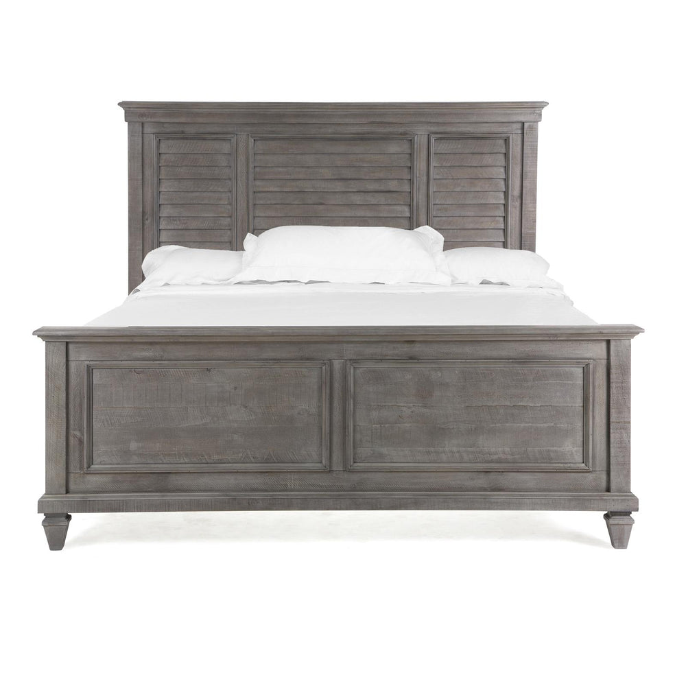  Magnussen Lancaster B4352-55 Queen Shutter Panel Bed IMAGE 2