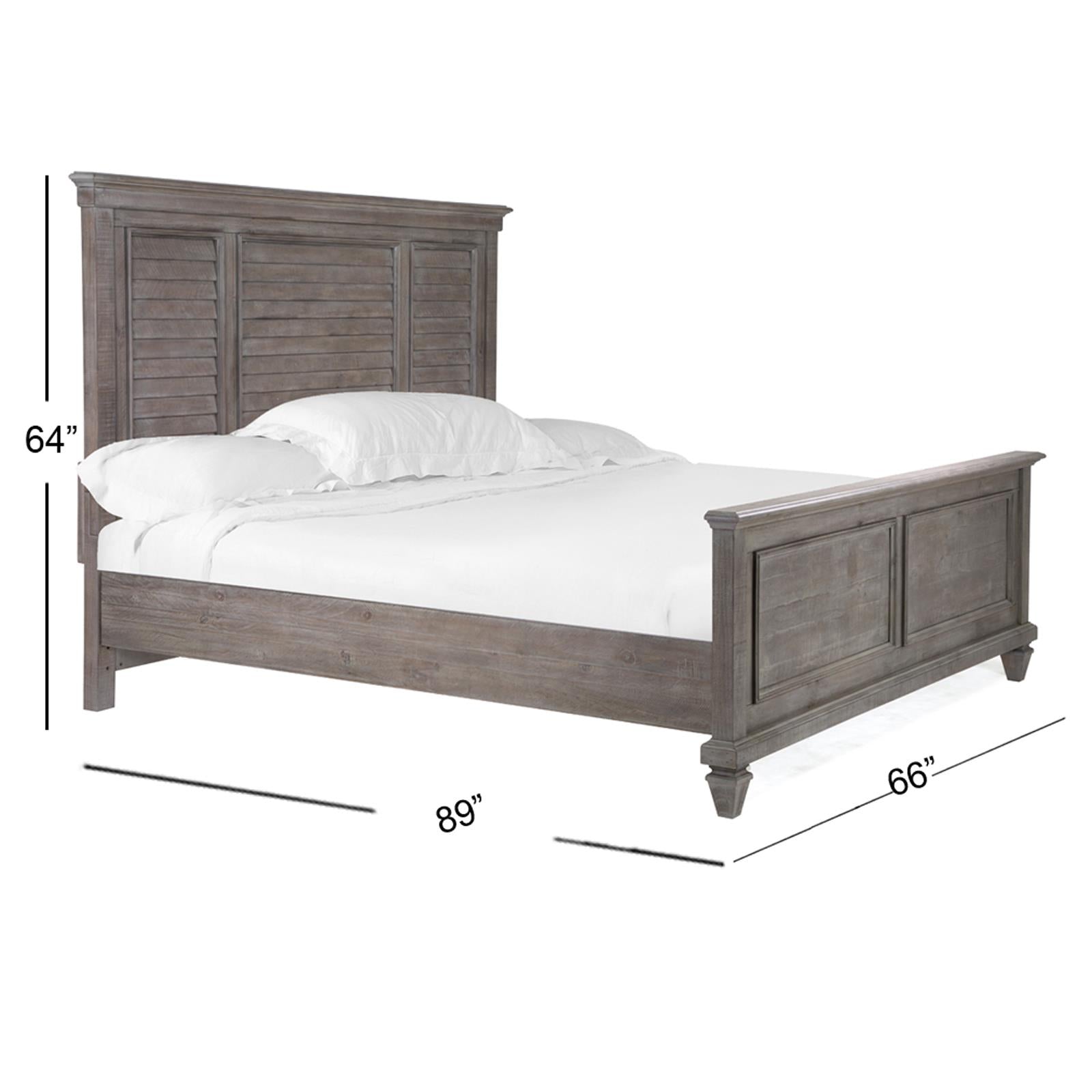  Magnussen Lancaster B4352-55 Queen Shutter Panel Bed IMAGE 3