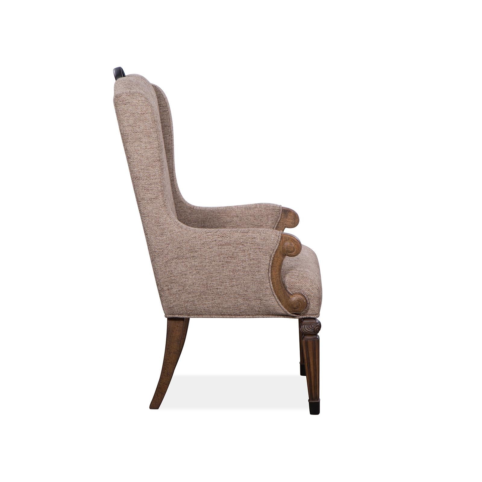  Magnussen Durango D5133-76 Upholstered Host Arm Chair IMAGE 3