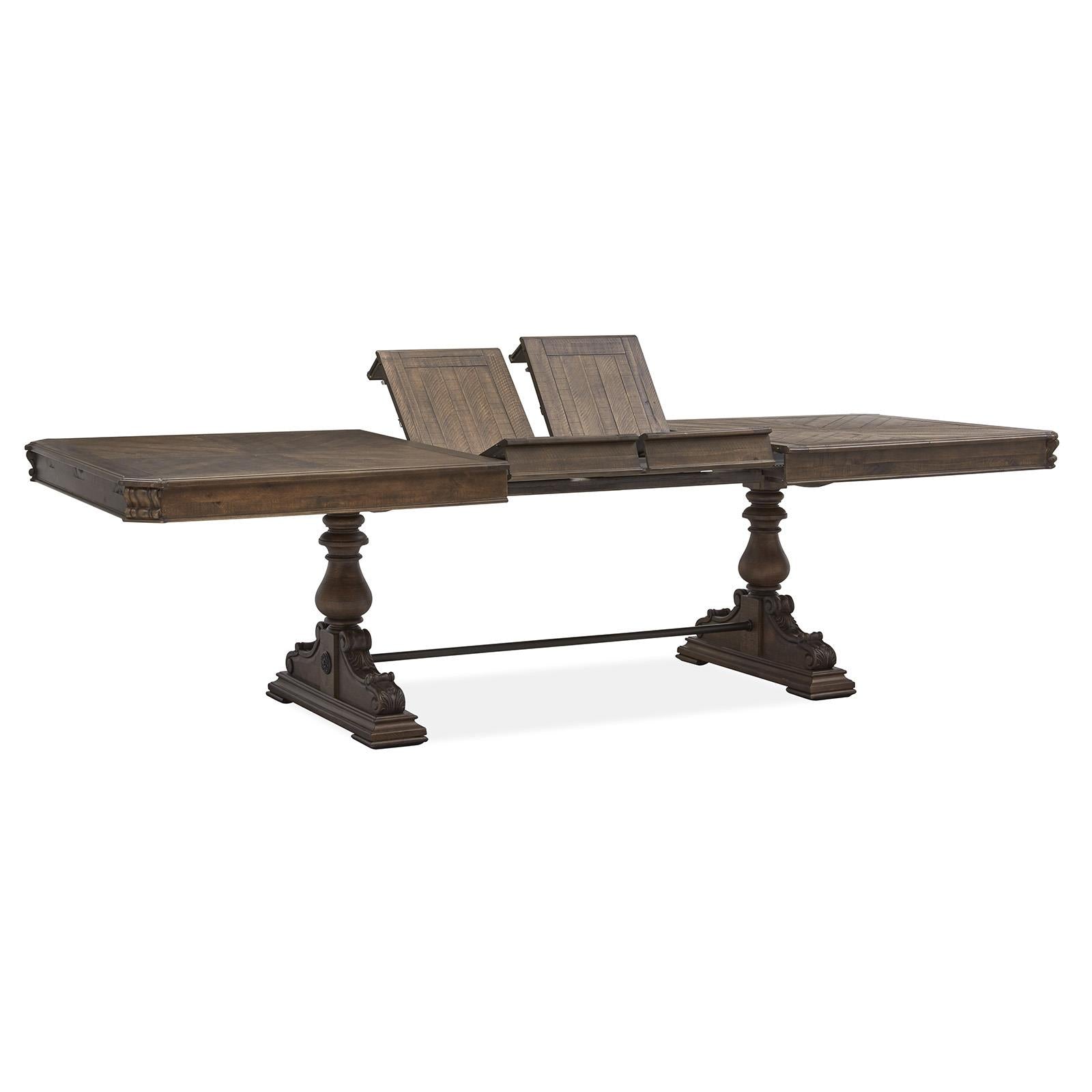  Magnussen Durango D5133-21 Trestle Dining Table IMAGE 3