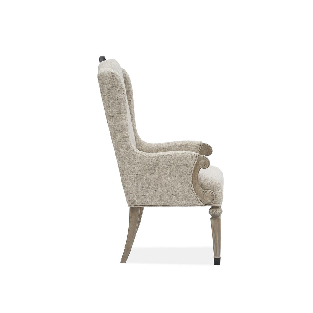  Magnussen Marisol D5132-76 Upholstered Host Arm Chair IMAGE 3