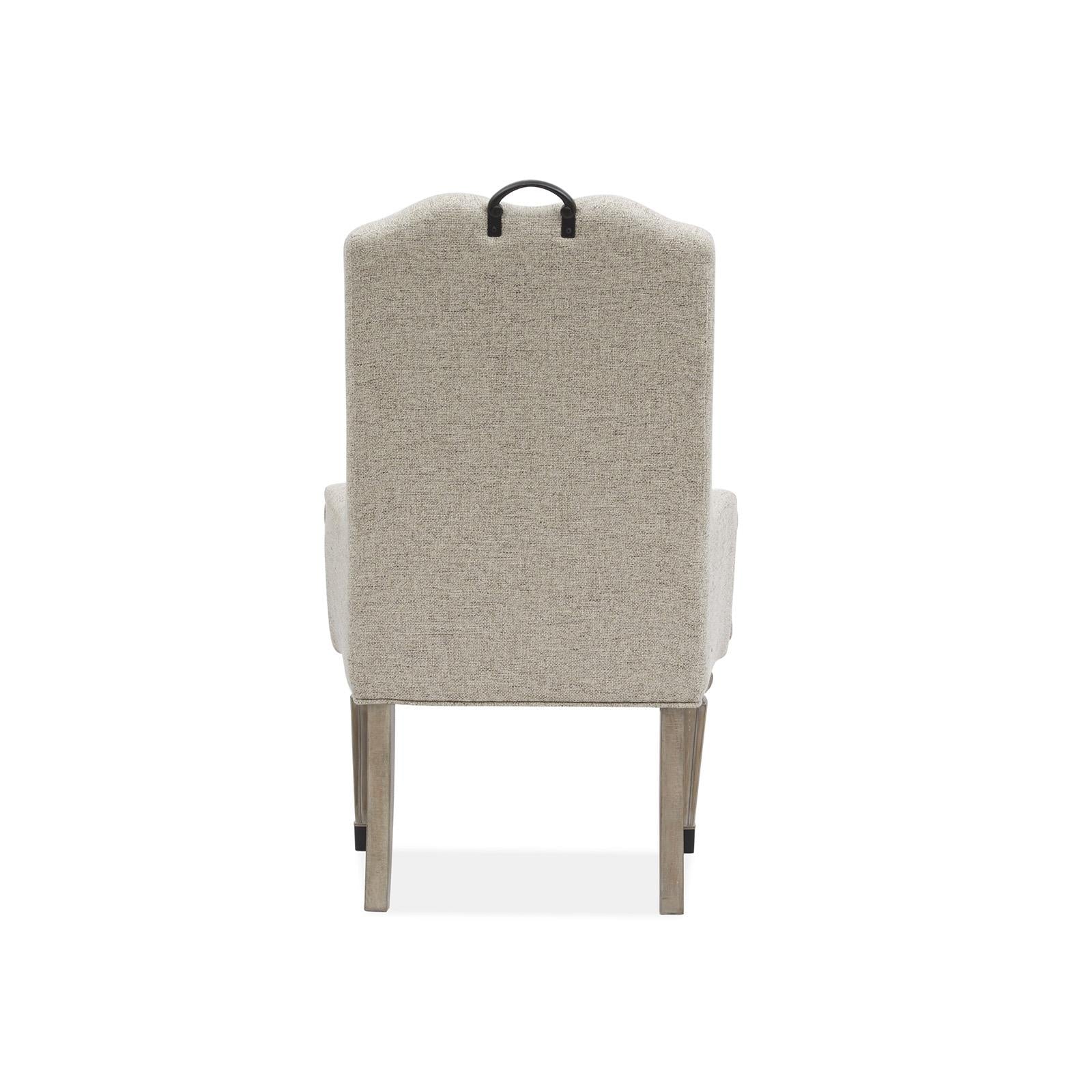  Magnussen Marisol D5132-76 Upholstered Host Arm Chair IMAGE 4