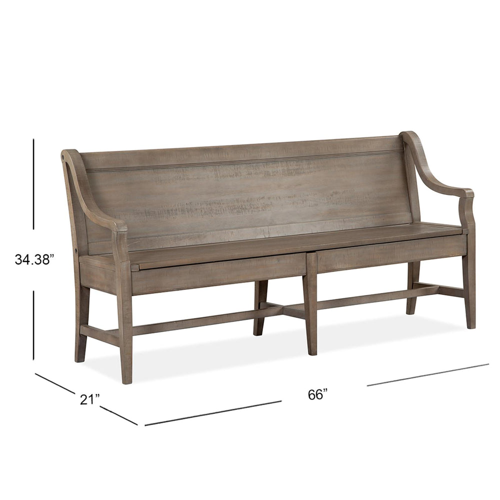  Magnussen Paxton Place D4805-79 Bench with Back IMAGE 10