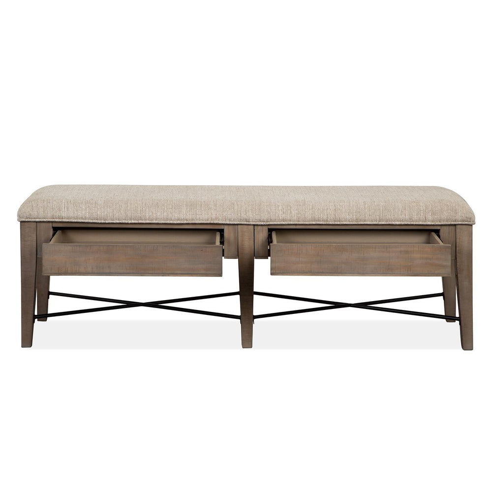  Magnussen Paxton Place D4805-68 Bench with Upholstered Seat IMAGE 4