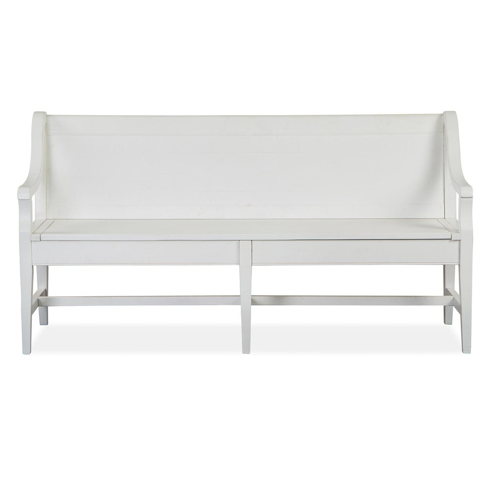  Magnussen Heron Cove D4400-79 Bench with Back IMAGE 2