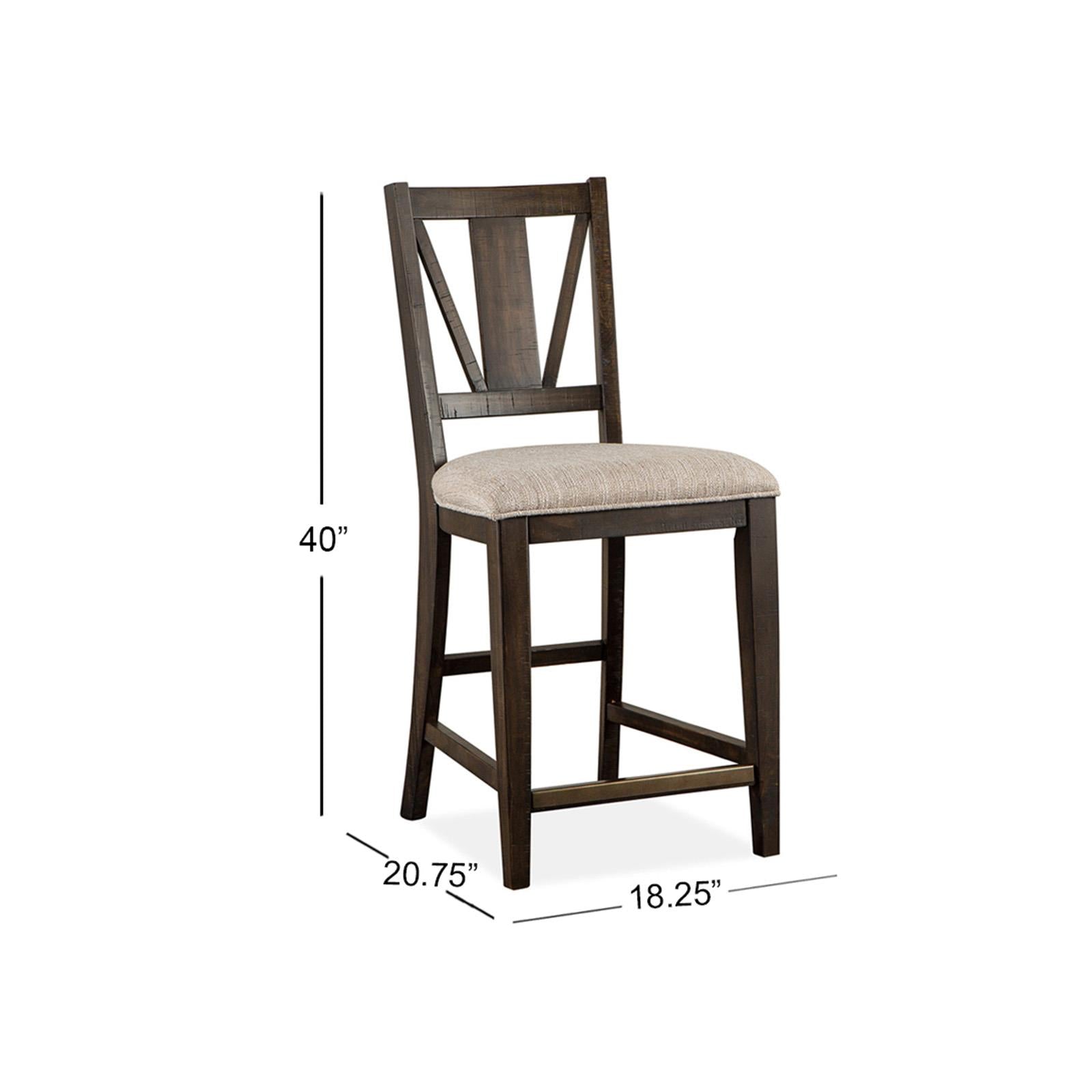  Magnussen Westley Falls D4399-82 Counter Chair with Upholstered Seat IMAGE 7