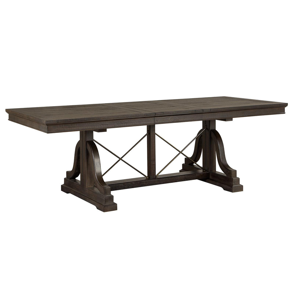  Magnussen Westley Falls D4399-25 Trestle Dining Table IMAGE 1