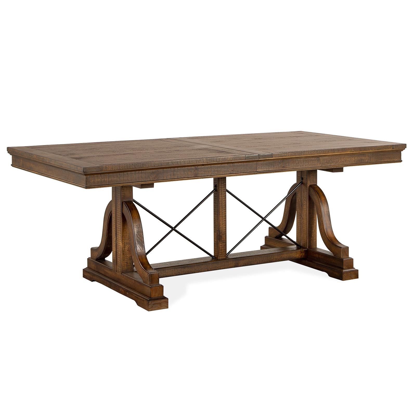  Magnussen Bay Creek D4398-25 Trestle Dining Table IMAGE 1