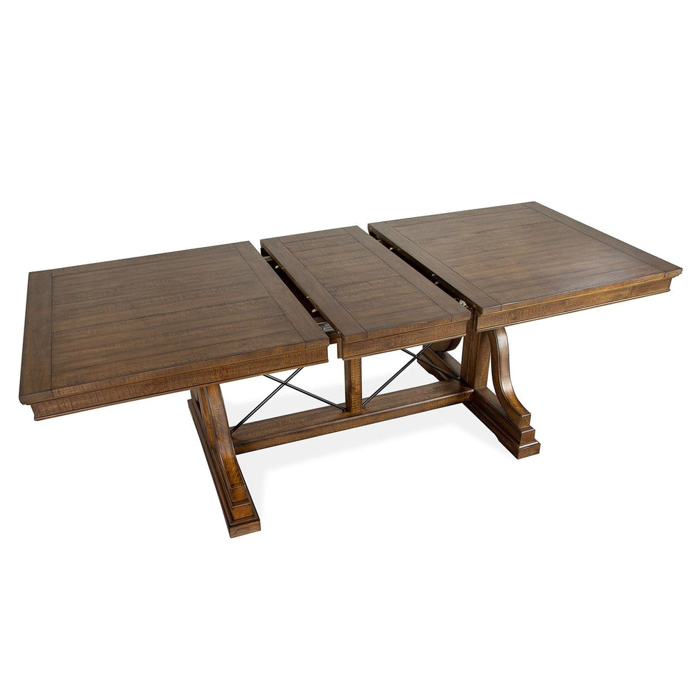 Magnussen Bay Creek D4398-25 Trestle Dining Table IMAGE 12