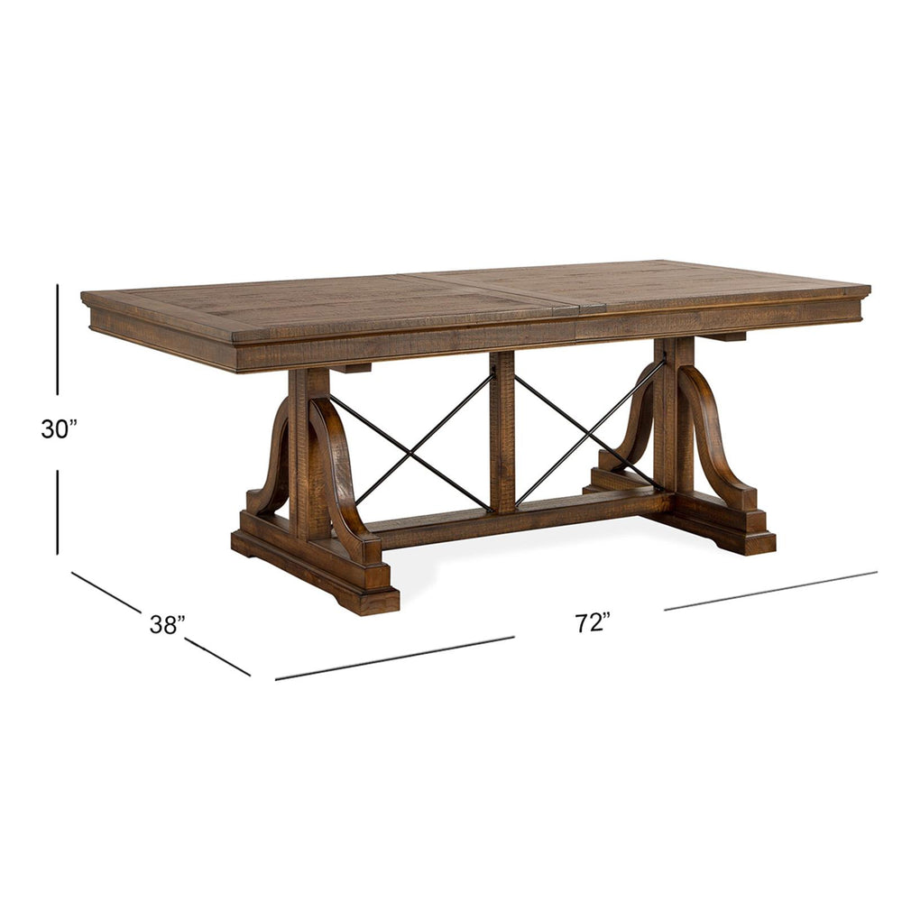  Magnussen Bay Creek D4398-25 Trestle Dining Table IMAGE 13