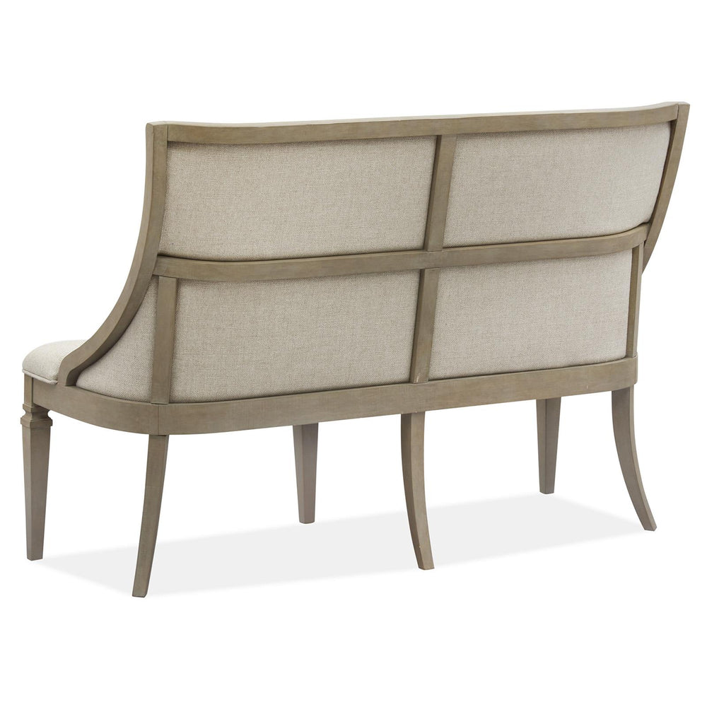  Magnussen Lancaster D4352-78 Bench with Upholstered Seat & Back IMAGE 4