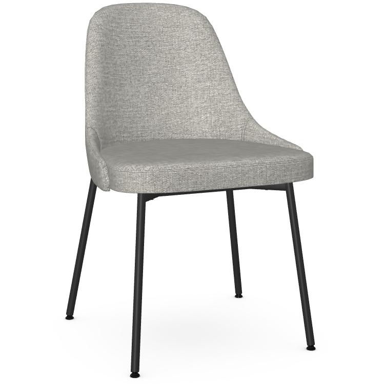  Amisco Essie 30343 Chair - Black Coral/Stonehenge IMAGE 1