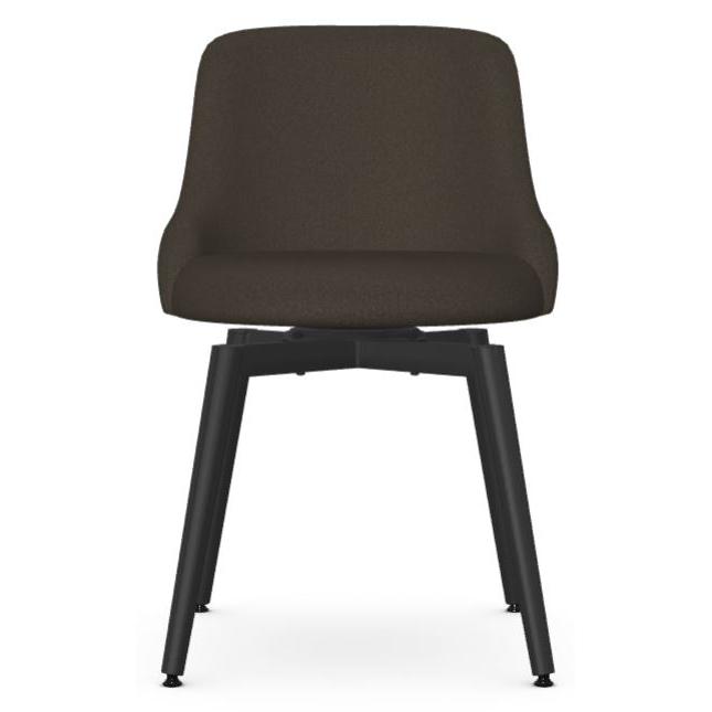  Amisco Giulia 30537 Swivel Chair - Black Coral/Aztec IMAGE 2