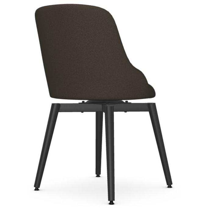  Amisco Giulia 30537 Swivel Chair - Black Coral/Aztec IMAGE 4