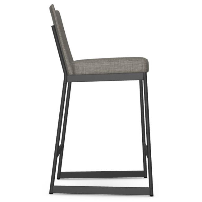  Amisco Zola 40342 Counter Height Non Swivel Stool - Black Coral/Serenity IMAGE 3