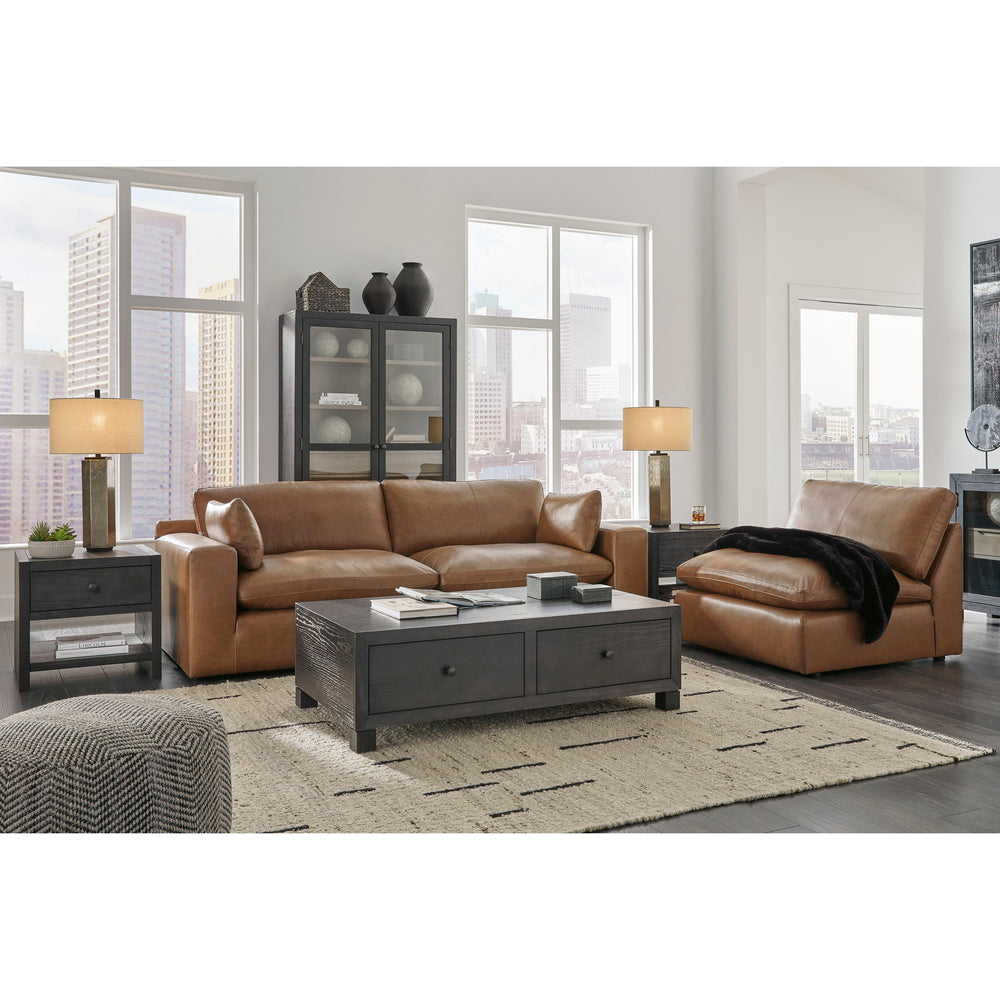  Signature Design by Ashley Emilia 30901S1 2 pc Sectional Loveseat IMAGE 5