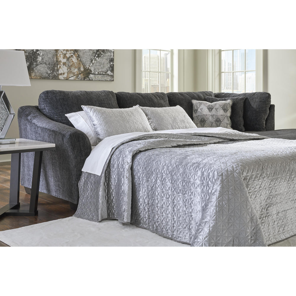  Signature Design by Ashley Biddeford 35504S4 2 pc Sleeper Sectional with Chaise IMAGE 3