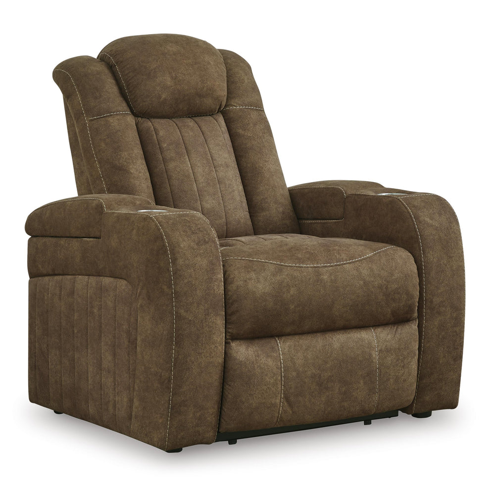  Signature Design by Ashley Wolfridge 6070313 Power Recliner with Adjustable Headrest IMAGE 1