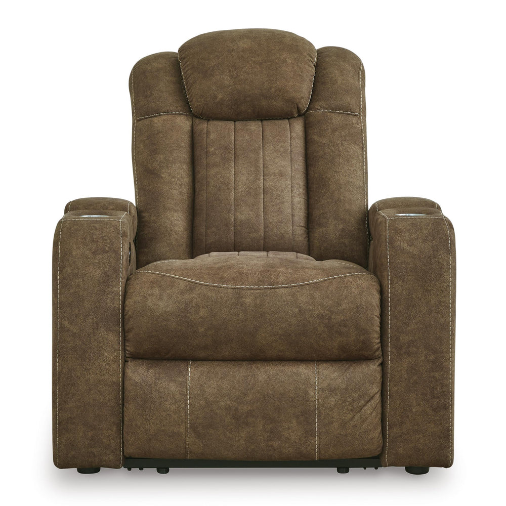  Signature Design by Ashley Wolfridge 6070313 Power Recliner with Adjustable Headrest IMAGE 3