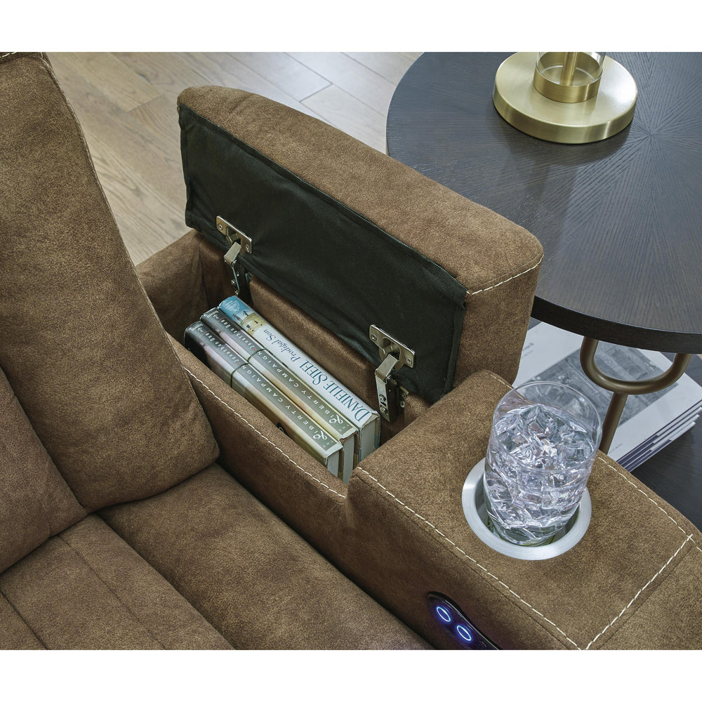  Signature Design by Ashley Wolfridge 6070313 Power Recliner with Adjustable Headrest IMAGE 7