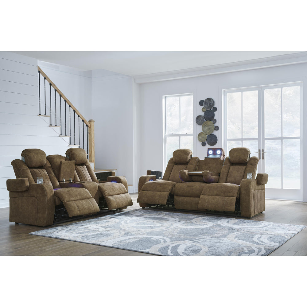  Signature Design by Ashley Wolfridge 6070318 Power Reclining Loveseat with Console and Adjustable Headrest IMAGE 19
