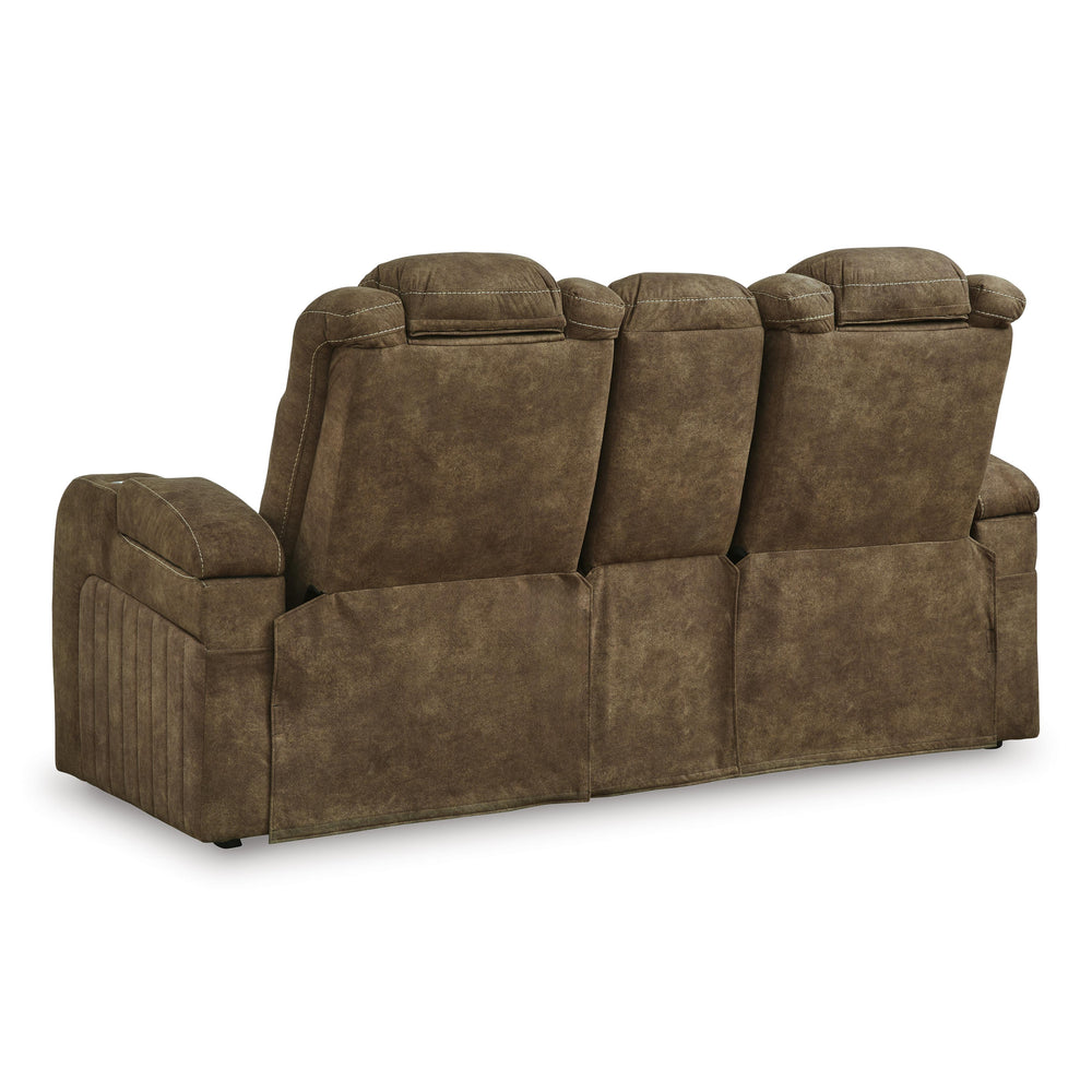  Signature Design by Ashley Wolfridge 6070318 Power Reclining Loveseat with Console and Adjustable Headrest IMAGE 5
