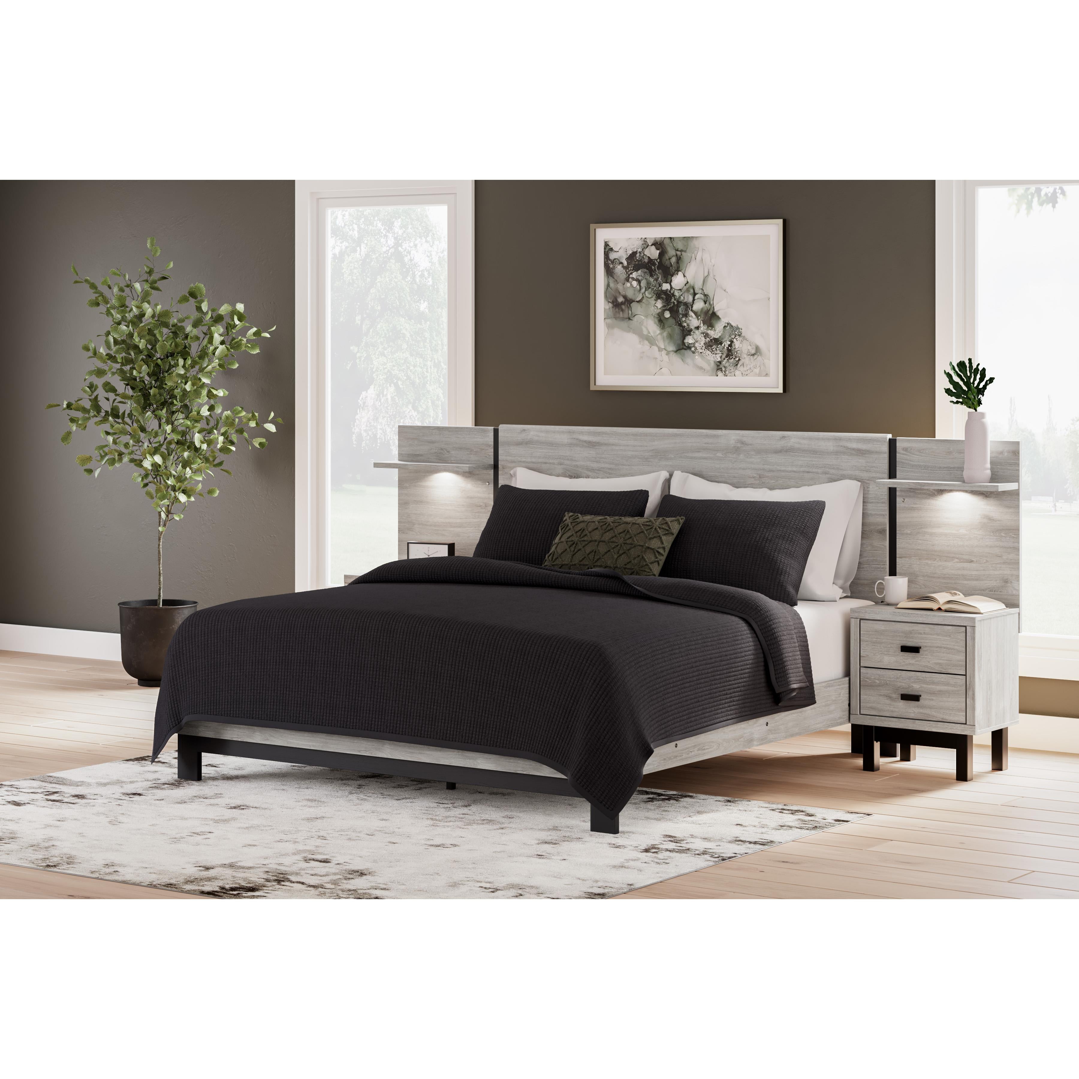  Signature Design by Ashley Vessalli B1036B8 King Panel Bed with Extensions IMAGE 3