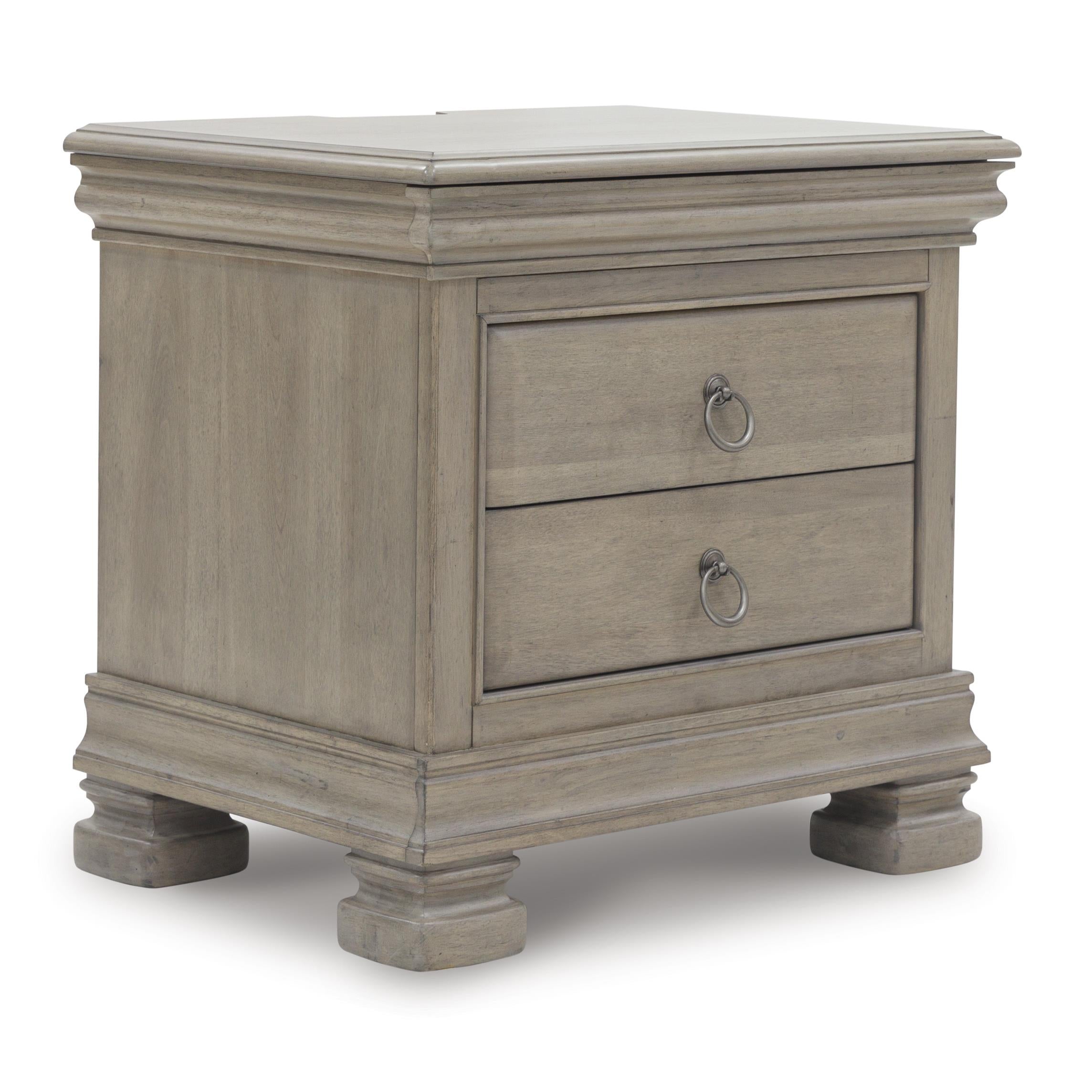  Signature Design by Ashley Lexorne B924-93 Three Drawer Night Stand IMAGE 1