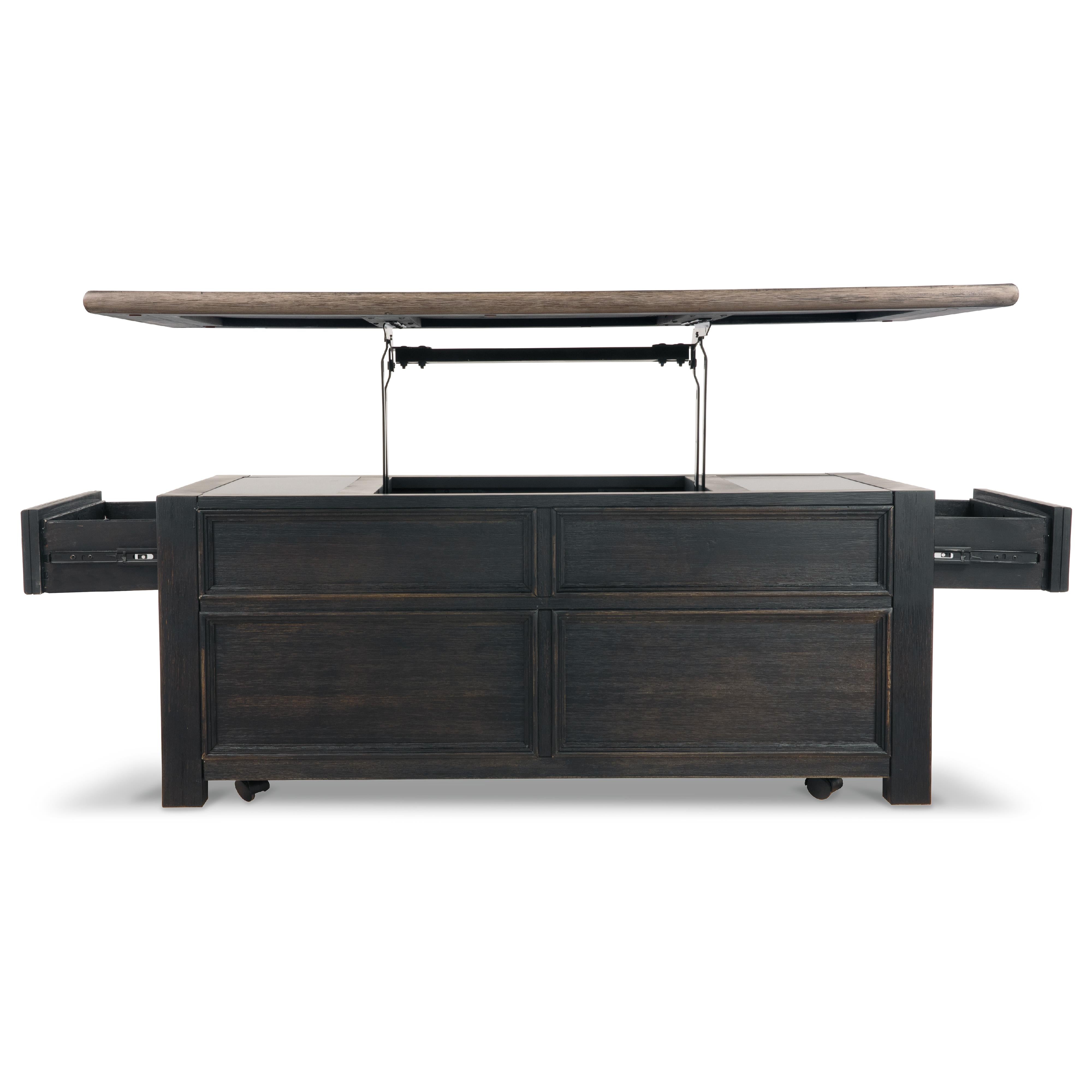  Signature Design by Ashley Tyler Creek T736T3 Coffee Table and 2 End Tables with Console IMAGE 19