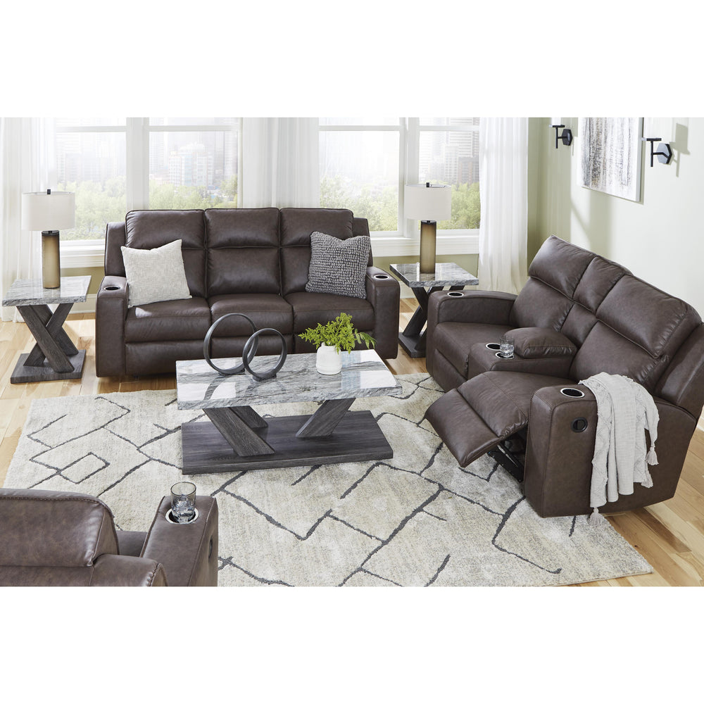  Signature Design by Ashley Lavenhorne 6330694C Double Reclining Loveseat with Console IMAGE 10