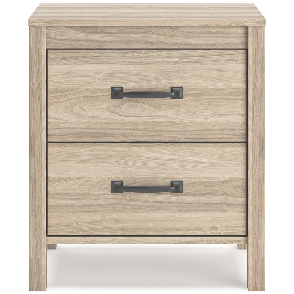  Signature Design by Ashley Battelle EB3929-292 Two Drawer Night Stand IMAGE 3