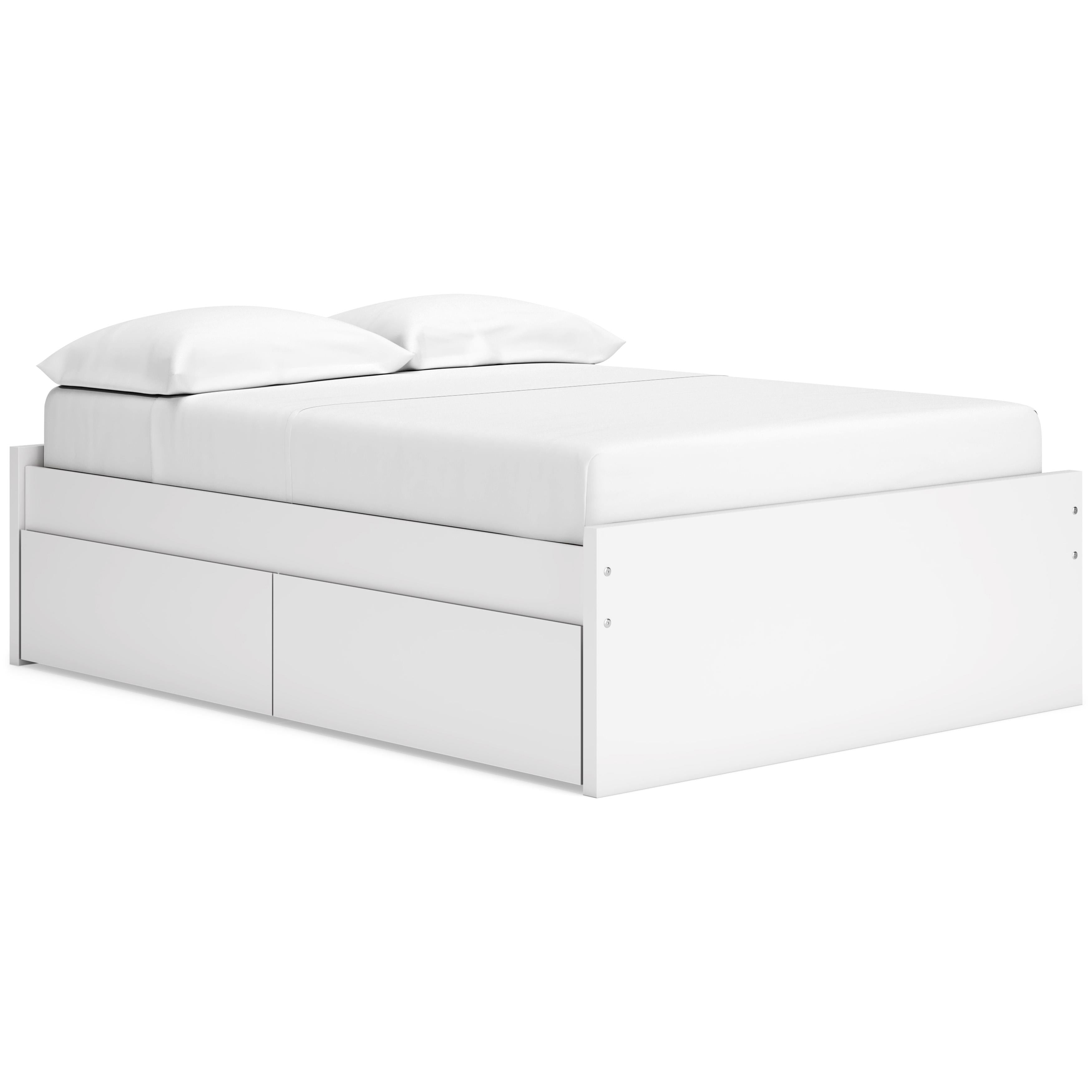  Signature Design by Ashley Onita EB9630B9 Full Platform Bed with 1 Side Storage IMAGE 1