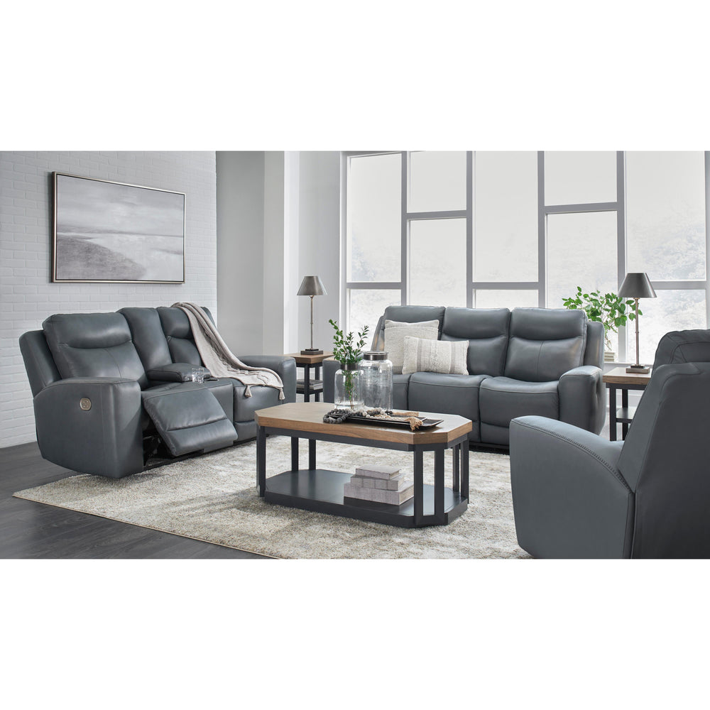  Signature Design by Ashley Mindanao U5950418C Power Reclining Loveseat with Console and Adjustable Headrest IMAGE 17