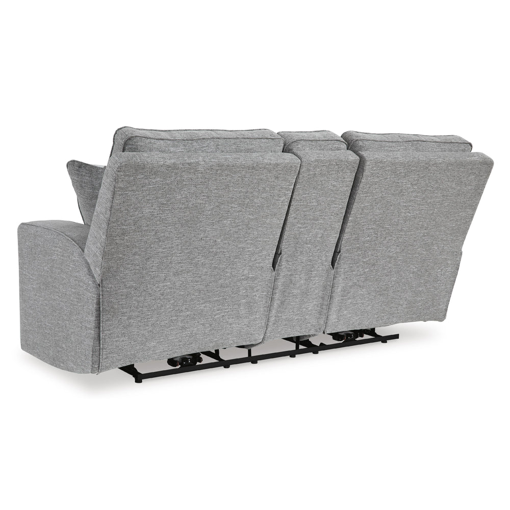 Signature Design by Ashley Biscoe 9050318 Power Reclining Loveseat with Console and Adjustable Headrest IMAGE 5
