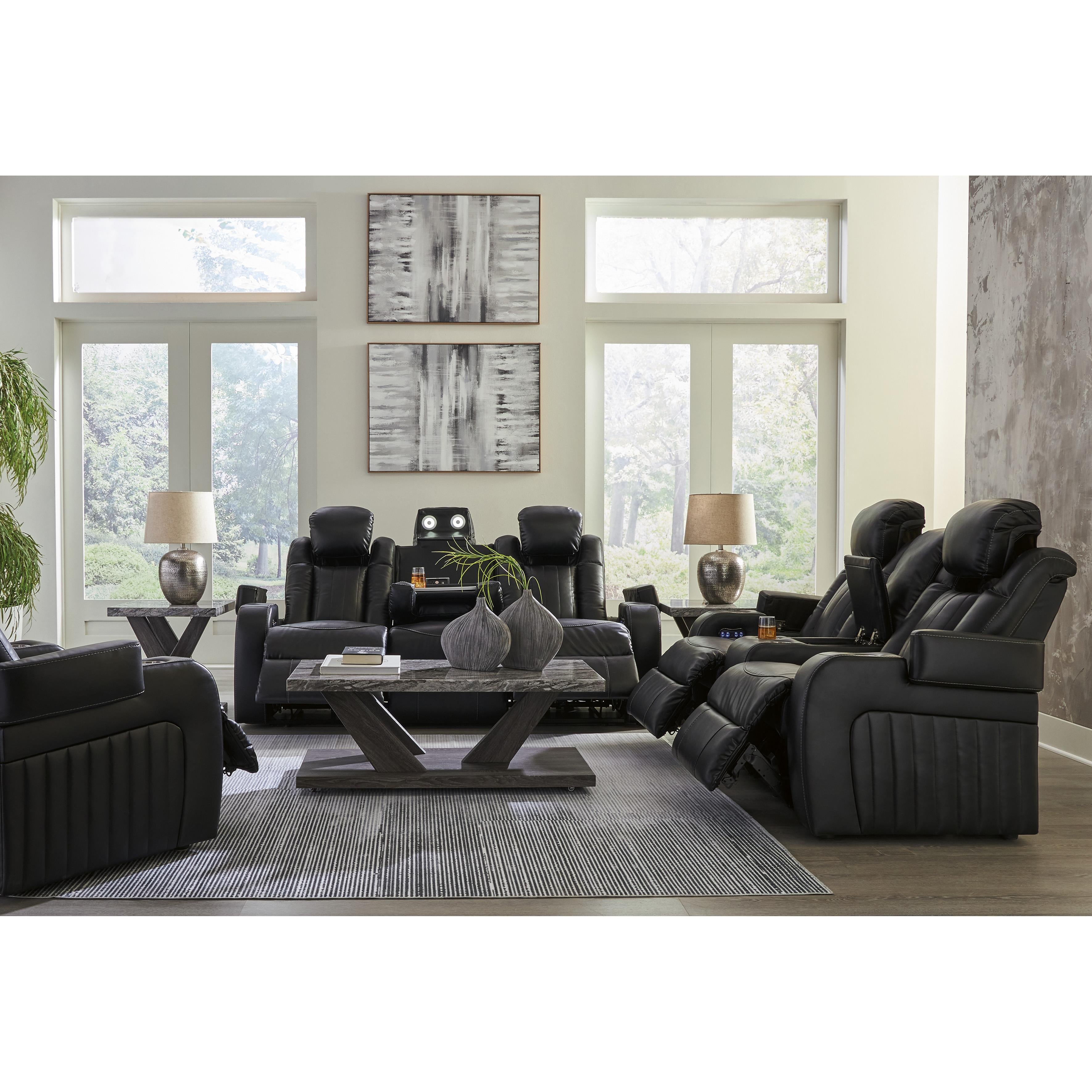  Signature Design by Ashley Caveman Den 9070313 Power Recliner with Adjustable Headrest IMAGE 16