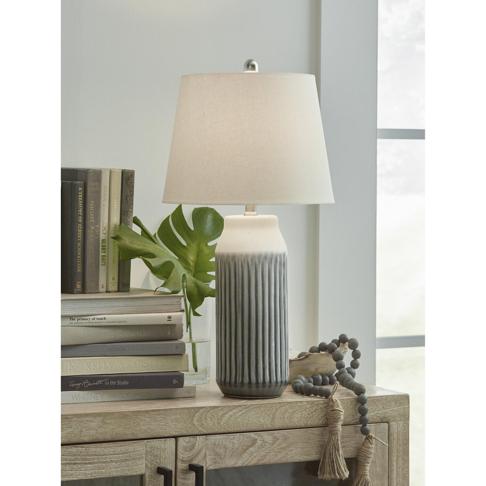  Signature Design by Ashley Afener L177984 Ceramic Table Lamp IMAGE 2