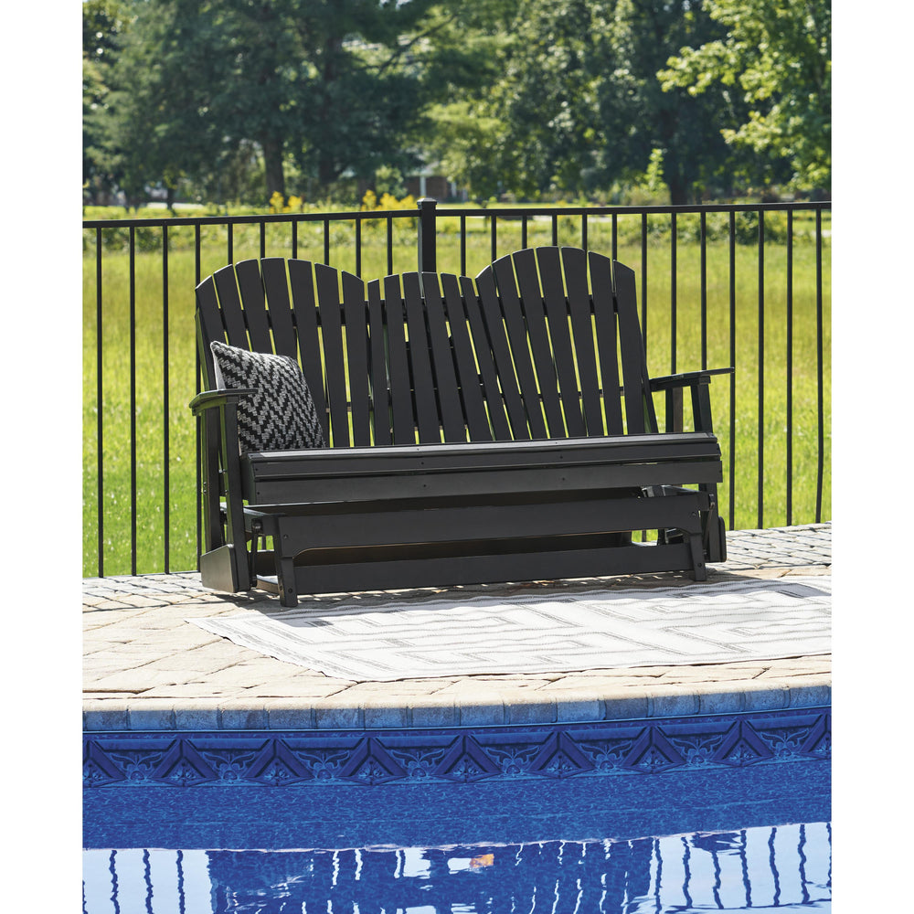  Signature Design by Ashley Hyland wave P108-835 Glider Loveseat IMAGE 9